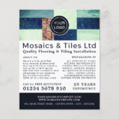 Assorted Tiles, Floorer, Tile Installer Advert Flyer (Voorkant)