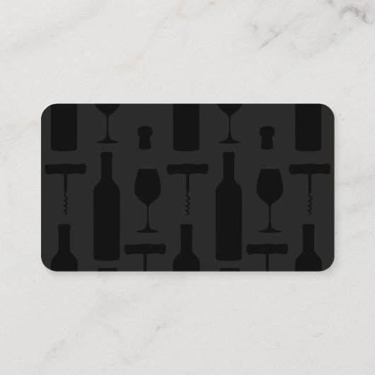 Assorted Wine Champagne Tastings Visitekaartje (Achterkant)