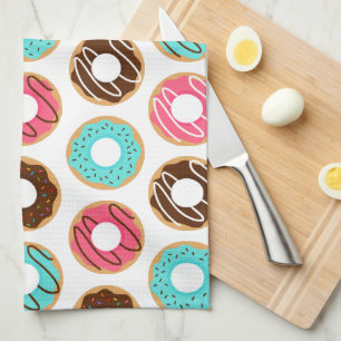 Assorteer Donuts Pattern Theedoek
