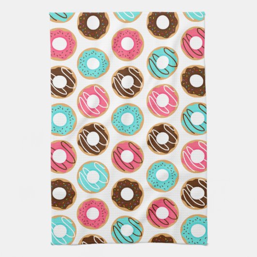 Assorteer Donuts Pattern Theedoek (Verticaal)