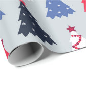 Assorteer het patroon van de Bomen van de Kerst me Cadeaupapier (Rol Hoek)