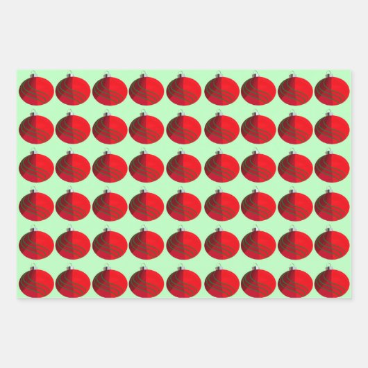 Assorteer kerstkaarten inpakpapier vel (Voorkant)