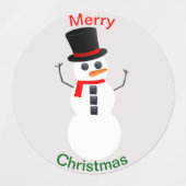 Assorteerbare kerstenvelop dichtingen/stickers/ labels (Design 1)