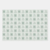 Assorteerbare wintervakantie voor sierdoeleinden S Inpakpapier Vel (Voorkant 2)