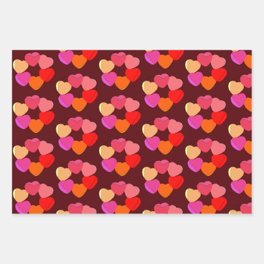 Assortiment 24A van Valentijn Inpakpapier Vel (Voorkant 3)