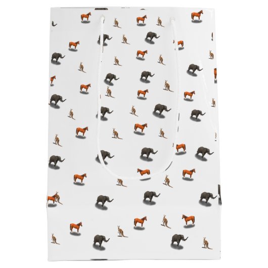 Assortiment Dieren Medium Cadeauzakje (Achterkant)