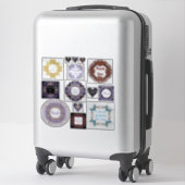 Assortiment Fractal Art Framed Dankbaarheidsoffert Sticker (Koffer)