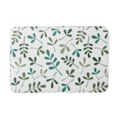 Assortiment gemengd groen blad patroon badmat (Voorkant)