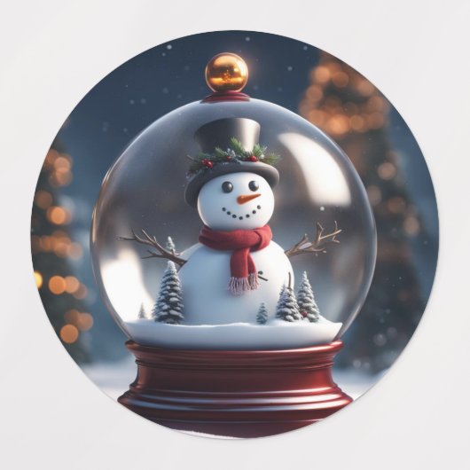 Assortiment Snowman Stickers (Design 1)