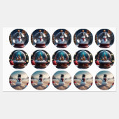 Assortiment Snowman Stickers (Vel)