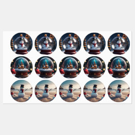 Assortiment Snowman Stickers