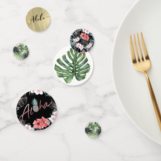 Assortiment Tropische Aloha Hawaiian Verjaardagsfe Confetti (Groep)