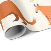 Assortiment van denkbeeldige dieren cadeaupapier (Rol Hoek)