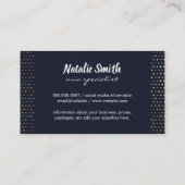 Assortiment van gemengde Drinken | mixologie Visitekaartje (Achterkant)