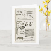 Assortiment van het tuinieren hulpmiddelen, van kaart (Gele Bloem)