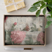 Assortiment van rode en roze bloemen tissuepapier (Geschenk)