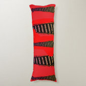 Assortiment Verjaardags Ties Rood Lichaamskussen (Voorkant Verticaal)