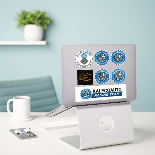 Assortment 2 sticker (Laptop op bureau)