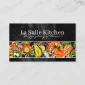 Assortment of Plated Cuisines | Restaurant Visitekaartje (Voorkant)