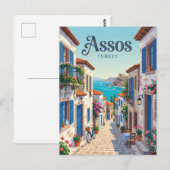 Assos Alley Turkije Briefkaart (Voorkant / Achterkant)
