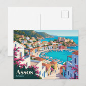 Assos Griekenland Briefkaart (Voorkant / Achterkant)