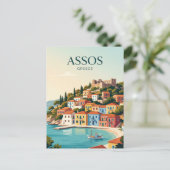 Assos Griekenland Briefkaart (Staand voorkant)