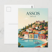 Assos Griekenland Briefkaart (Voorkant / Achterkant)