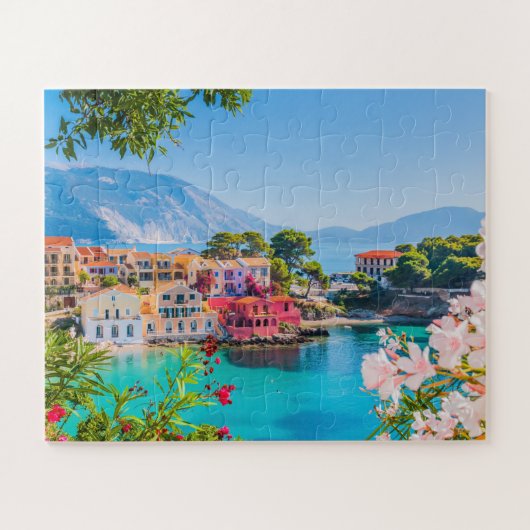 Assos, Kefalonia, Griekenland Legpuzzel (Horizontaal)