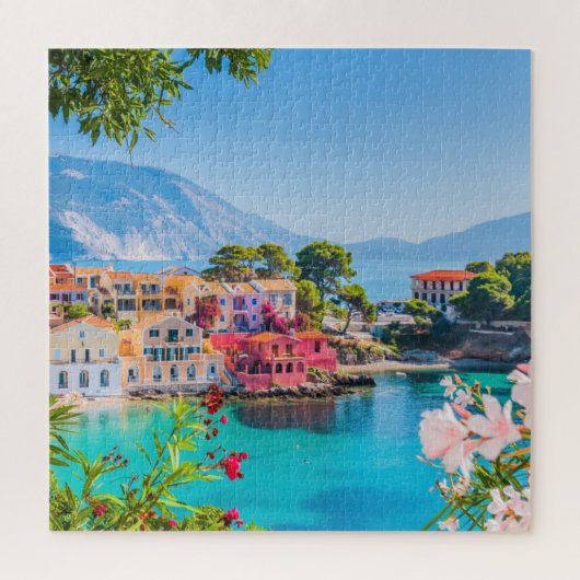 Assos, Kefalonia, Griekenland Legpuzzel (Verticaal)