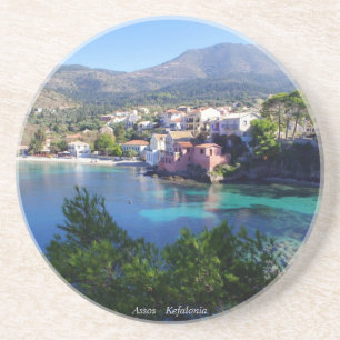 Assos - Kefalonia Zandsteen Onderzetter