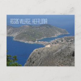 Assos Village Kefalonia Greek Island Griekenland Briefkaart