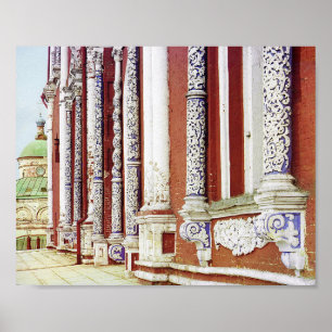 Assumptiefacade -  kleurenfoto van 1912 poster