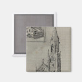 Assumptiekerk, Ansonia, Conn Magneet (Voorkant / Achterkant)