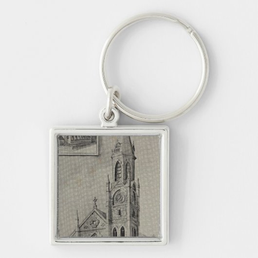 Assumptiekerk, Ansonia, Conn Sleutelhanger (Voorkant)