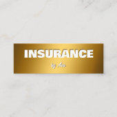 assurantiemakelaar mini visitekaartje (Voorkant)