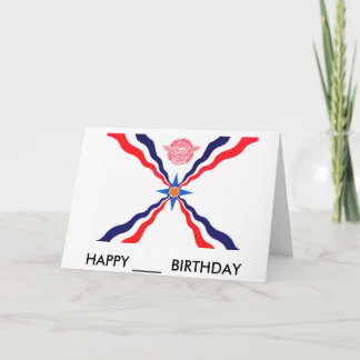 Assyr, GELUKKIG \____ VERJAARDAG Kaart