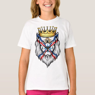 Assyria Lion King Flag T-shirt