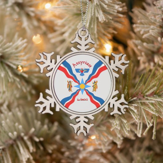 Assyria Pewter Snowflake Ornament (Boom)