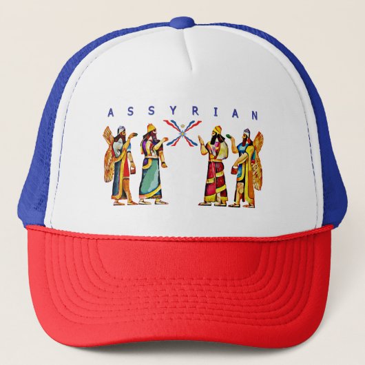Assyrian Anunnaki Trucker Hat Trucker Pet (Voorkant)