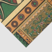 Assyrian Deity Apkallu, Winged Genius, Sun & Lion Tissuepapier (Detail)