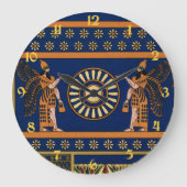 Assyrian Deity Called an Apkallu or Winged Genius Grote Klok (Voorkant)