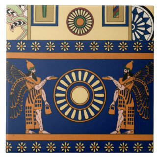 Assyrian Deity Called an Apkallu or Winged Genius Tegeltje