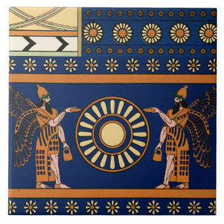 Assyrian Deity Called an Apkallu or Winged Genius Tegeltje