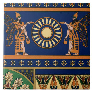 Assyrian Deity Called an Apkallu or Winged Genius Tegeltje