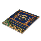 Assyrian Deity Called an Apkallu or Winged Genius Tegeltje (Zijkant)