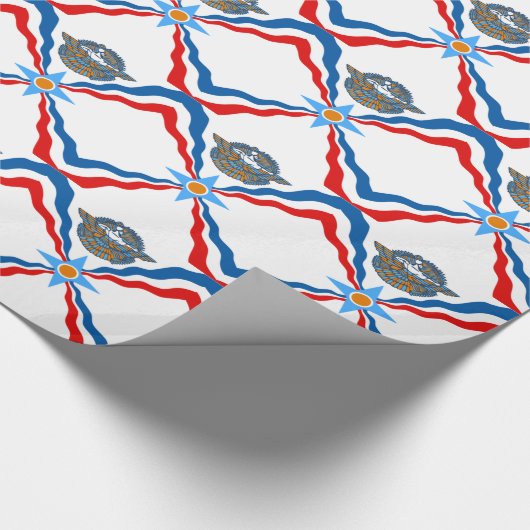 assyrian-Flag Cadeaupapier (Hoek)