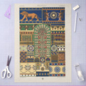 Assyrian Gold Lion, Sun & Ancient Angels Artistic  Tissuepapier (Craft)