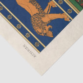 Assyrian Gold Lion, Sun & Ancient Angels Artistic  Tissuepapier (Detail)