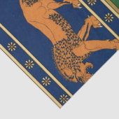 Assyrian Gold Lion, Sun & Ancient Angels Artistic  Tissuepapier (Detail)