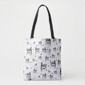 Assyrian Lamassu & Alphabet Canvas tas (Voorkant)